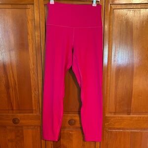 Lululemon align high rise pant 25” in the color passionate